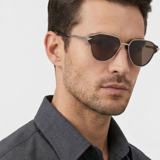 Bottega Veneta BV1271S 004 · Metal plateado · 69 mm