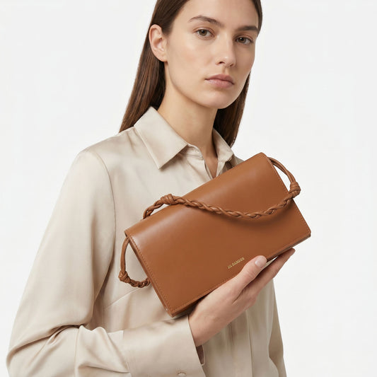Jil Sander Tangle Wallet color cuero