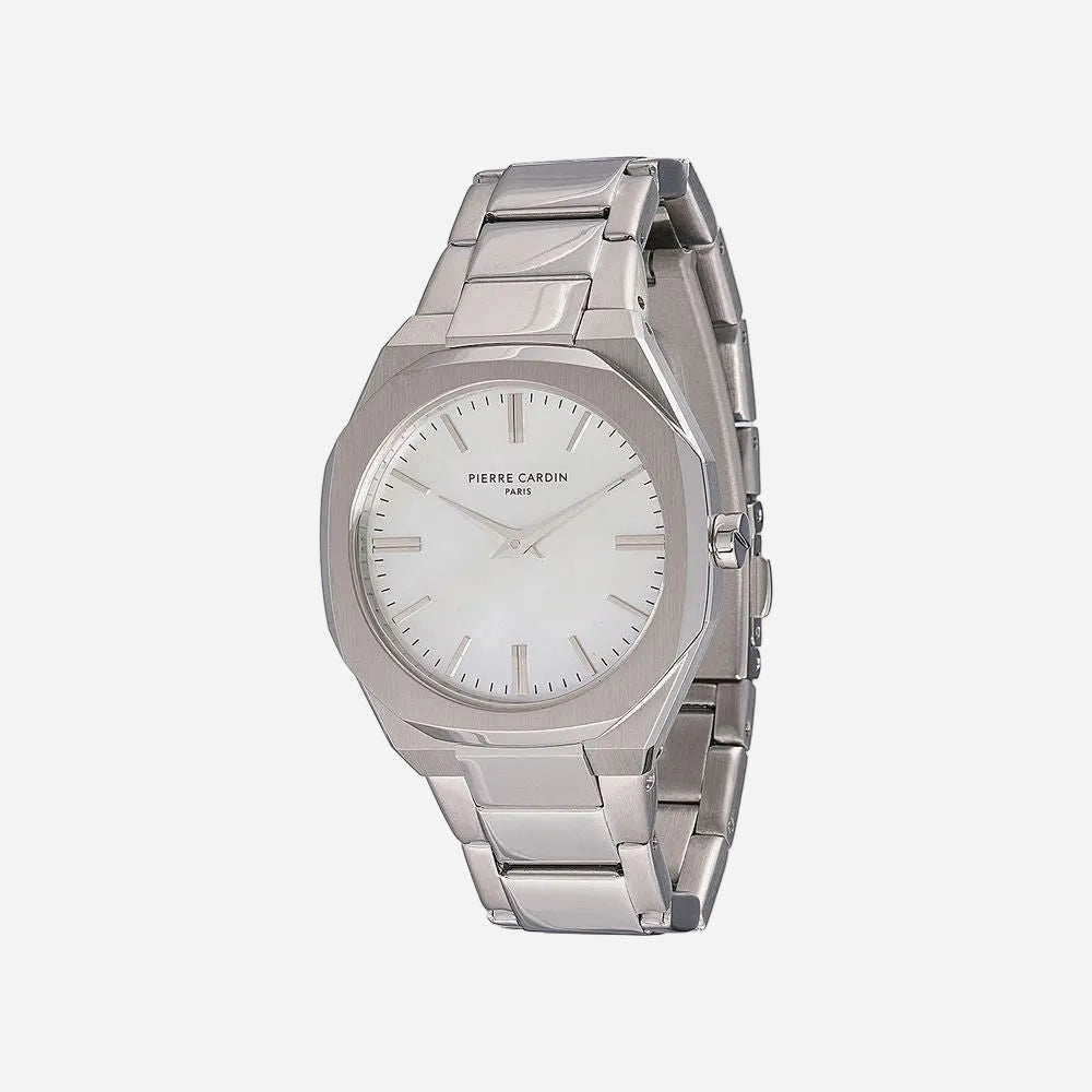 Pierre Cardin Maison 8 Chrysanthème CF.1008.MS.2 · Acero y esfera nácar · 32 mm