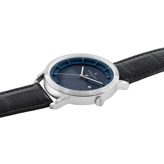 Pierre Cardin St. Germain Lines CLC.6004 · Esfera azul y piel negra · 43 mm