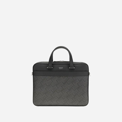Ferragamo Monogram bolso de trabajo · Negro · 36 cm