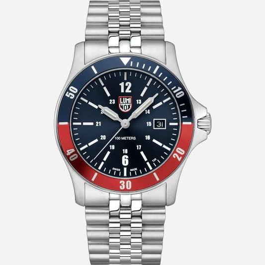Luminox Sport Timer 0910 Series | 0914 · Azul/Rojo · 42 mm