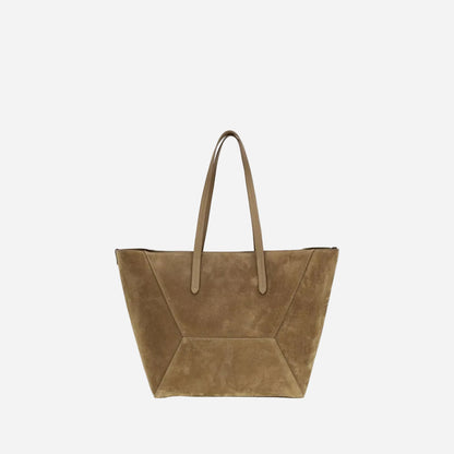 Brunello Cucinelli tote de ante · Beige taupe · 53 cm