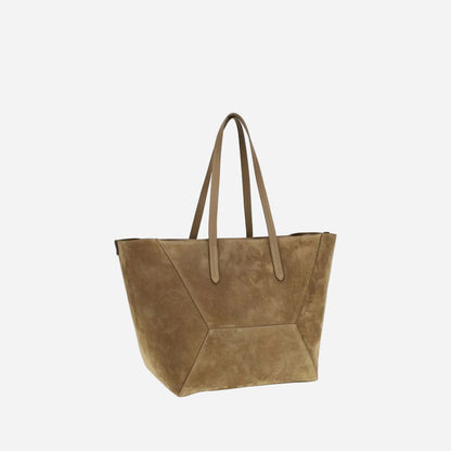 Brunello Cucinelli tote de ante · Beige taupe · 53 cm