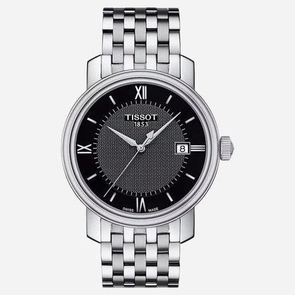 Tissot Bridgeport · Cuarzo suizo · Acero y esfera negra · 40 mm