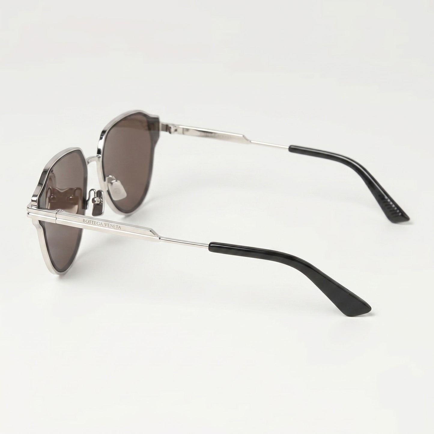 Bottega Veneta BV1271S 004 · Metal plateado · 69 mm