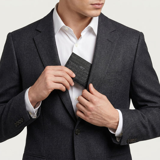 Ferragamo tarjetero Monogram · Negro · 11 cm