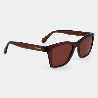 Ferragamo SF2001S 232 · Inyectado marrón · 54 mm