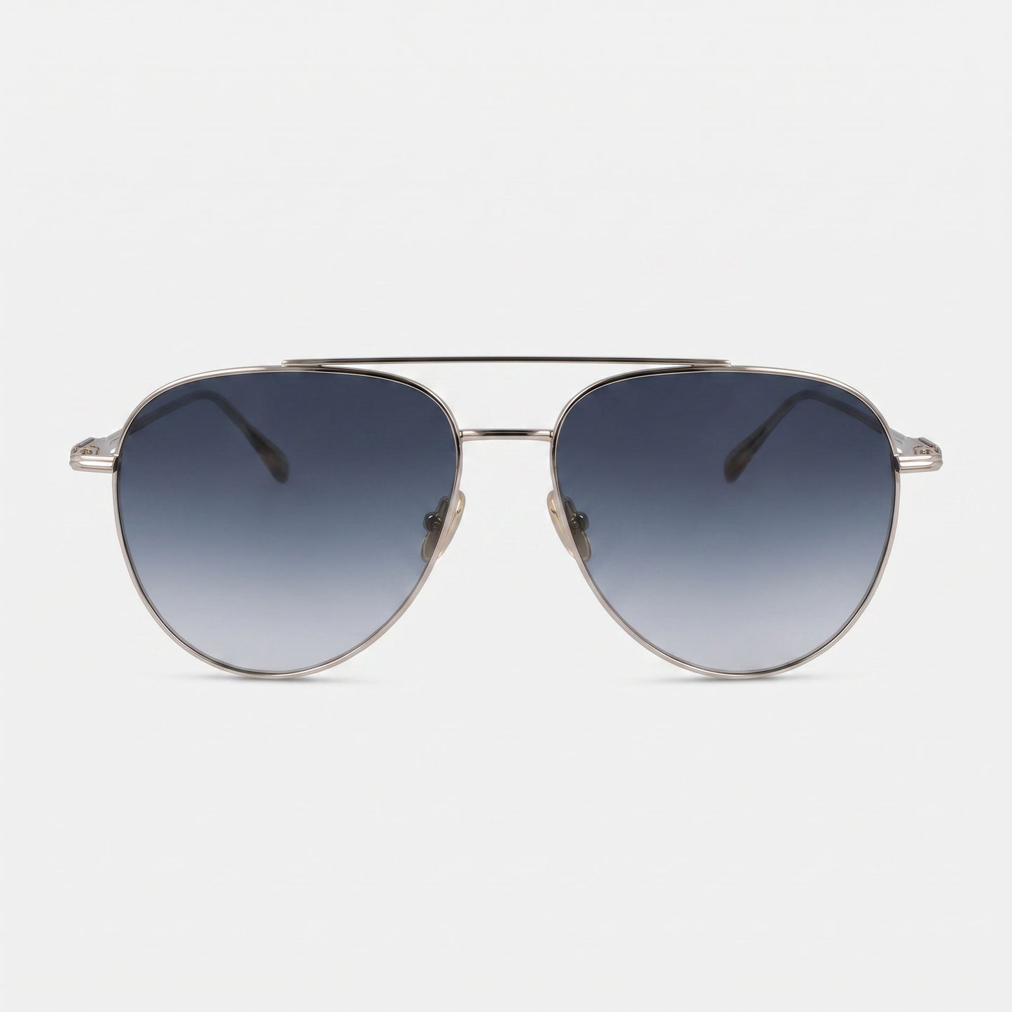 Ferragamo SF308S 715 · Metal dorado y lente azul degradada · 61 mm
