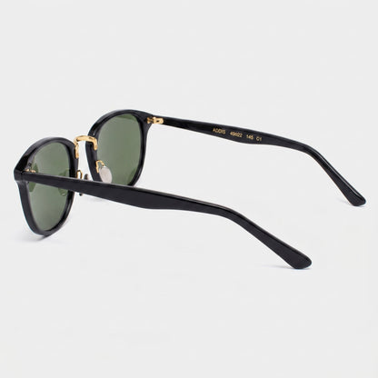 L.G.R Addis S Black · Acetato negro · 49 mm
