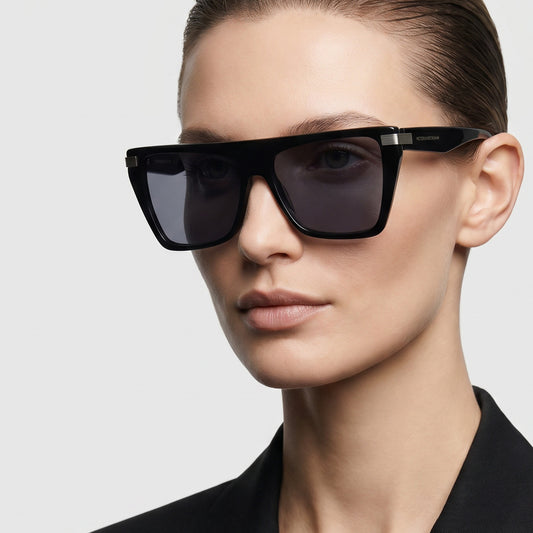 Victoria Beckham VB684S · Acetato negro · 57 mm
